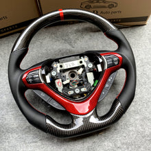 Load image into Gallery viewer, czd auto parts carbon fiber steering wheel for Acura TSX 2009-2014 with red stitching
