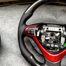 Load image into Gallery viewer, czd auto parts carbon fiber steering wheel for Acura TSX 2009-2014 with red stitching