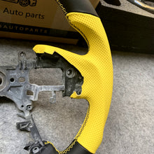 Load image into Gallery viewer, czd auto parts carbon fiber steering wheel for Honda Accord Crosstour 2013-2015 with yellow perforated leather