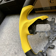 Load image into Gallery viewer, czd auto parts carbon fiber steering wheel for Honda Accord Crosstour 2013-2015 with yellow perforated leather