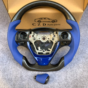 czd auto parts carbon fiber steering wheel for Toyota Corolla 2014-2017 with gear knob