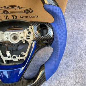 czd auto parts carbon fiber steering wheel for Toyota Corolla 2014-2017 with gear knob