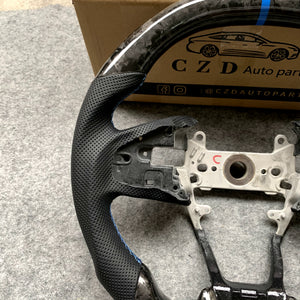czd auto parts carbon fiber steering wheel for Honda 10th gen Civic SI 2016-2021 with forge carbon fiber