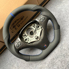 Load image into Gallery viewer, CZD auto parts for BMW 3 Series E90 E91 E92 E93 2006-2011 carbon fiber steering wheel with smooth leather top &amp; bottom