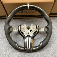Load image into Gallery viewer, CZD Autoparts For BMW X5M X4 carbon fiber steering wheel outer trim in gloss carbon fiber