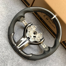 Load image into Gallery viewer, CZD Autoparts For BMW X5M X4 carbon fiber steering wheel outer trim in gloss carbon fiber