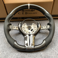 Load image into Gallery viewer, CZD Autoparts For BMW X5M X4 carbon fiber steering wheel outer trim in gloss carbon fiber
