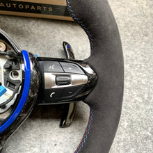 Load image into Gallery viewer, CZD Autoparts for BMW M1 M2 M3 M4 F80 F82 F83 carbon fiber steering wheel black alcantara sides