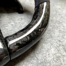 Load image into Gallery viewer, CZD Autoparts for BMW M1 M2 M3 M4 F80 F82 F83 carbon fiber steering wheel gloss black forged carbon fiber trim