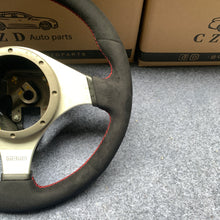 Load image into Gallery viewer, CZD auto parts for Mitsubishi Lancer Evolution Evo 7 carbon fiber steering wheel with full alcantara leather
