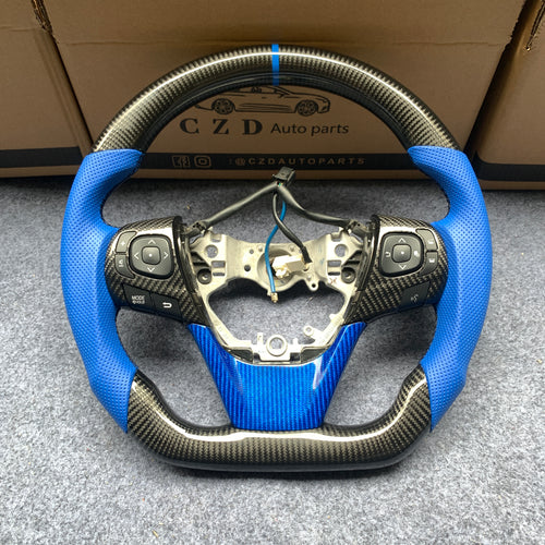 czd auto parts carbon fiber steering wheel for Toyota 7th gen Camry 2015-2017