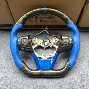 czd auto parts carbon fiber steering wheel for Toyota 7th gen Camry 2015-2017