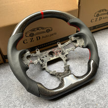 Load image into Gallery viewer, czd auto parts carbon fiber steering wheel for Honda FK2/Honda 9th gen Civic/SI 2012-2015 with black perforated leather