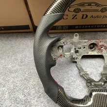 Load image into Gallery viewer, czd auto parts carbon fiber steering wheel for Honda FK2/Honda 9th gen Civic/SI 2012-2015 with black perforated leather