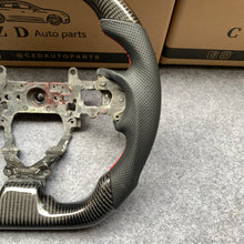 Load image into Gallery viewer, czd auto parts carbon fiber steering wheel for Honda FK2/Honda 9th gen Civic/SI 2012-2015 with black perforated leather