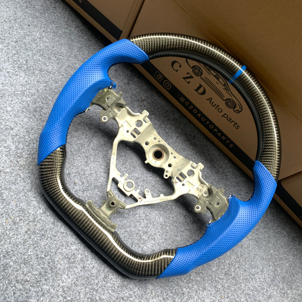 czd auto parts carbon fiber steering wheel for Toyota Harrier 60 series Pearl