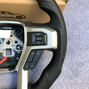 CZD Auto Parts carbon fiber steering wheel for Ford EXPEDITION 2018-2021 with full leather