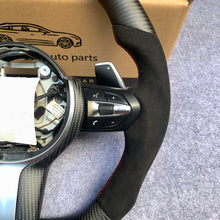 Load image into Gallery viewer, CZD Autoparts for BMW M1 M2 M3 M4 X5M X6M carbon fiber steering wheel black alcantara sides