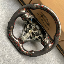 Load image into Gallery viewer, CZD autoparts for Honda Accord (Coupe) 7 2003-2007 carbon fiber steering wheel with red flakes carbon fiber