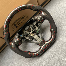 Load image into Gallery viewer, CZD auto parts for Honda Acura TSX 2004-2008  carbon fiber steering wheel with red flakes carbon fiber