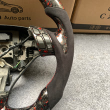 Load image into Gallery viewer, CZD autoparts for Honda Accord (Coupe) 7 2003-2007 carbon fiber steering wheel with red flakes carbon fiber