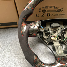 Load image into Gallery viewer, CZD autoparts for Honda Accord (Coupe) 7 2003-2007 carbon fiber steering wheel with red flakes carbon fiber