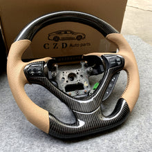 Load image into Gallery viewer, czd auto parts carbon fiber steering wheel for Acura TSX 2009-2014 with yellow leather