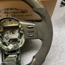 Load image into Gallery viewer, CZD autoparts for Infiniti FX35 FX45 S50 2003-2008 carbon fiber steering wheel with alcantara leather side