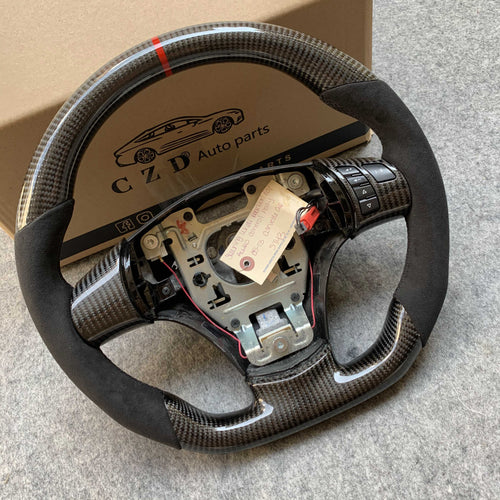 CZD auto parts carbon fiber steering wheel for Chevrolet Corvette C6 Z06 C6 2005-2013 with black stitching