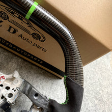 Load image into Gallery viewer, CZD auto parts for Honda 10th gen Accord EXL EX LX 2018-2022 carbon fiber steering wheel with alcantara leather side