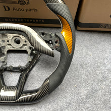 Load image into Gallery viewer, czd auto parts carbon fiber steering wheel for Honda 10th gen Accord EXL EX LX/Insight with white stripe