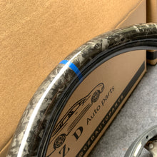 Load image into Gallery viewer, CZD auto parts for Volkswagen Golf 7 GTI Golf R MK7 VW Polo GTI Scirocco 2015 2016 carbon fiber steering wheel with forged carbon fiber &amp; blue stitching