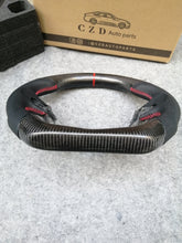 Load image into Gallery viewer, czd auto parts carbon fiber steering wheel for Honda Fit 2009-2013 with gloss carbon fiber