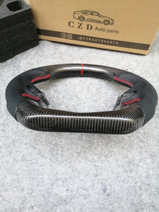 czd auto parts carbon fiber steering wheel for Honda Fit 2009-2013 with gloss carbon fiber