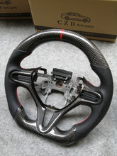 Load image into Gallery viewer, czd auto parts carbon fiber steering wheel for Honda Jazz 2008-2014