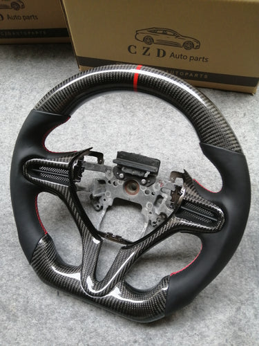czd auto parts carbon fiber steering wheel for Honda Jazz 2008-2014