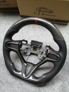 czd auto parts carbon fiber steering wheel for Honda Jazz 2008-2014