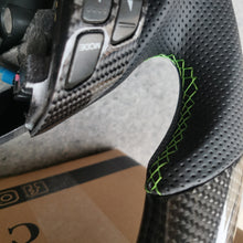 Load image into Gallery viewer, czd auto parts carbon fiber steering wheel for Accord V6/Forum/coupe/CL9/CL7 with green stripe
