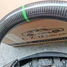Load image into Gallery viewer, czd auto parts carbon fiber steering wheel for Accord V6/Forum/coupe/CL9/CL7 with green stripe