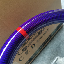 Load image into Gallery viewer, CZD auto parts for Ford Mustang 2018-2022 carbon fiber steering wheel with purple carbon fiber