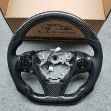 Load image into Gallery viewer, CZD For 2013、2014、2015、2016、2017 7th Toyota Gamry carbon fiber steering wheel with perforated leather sides