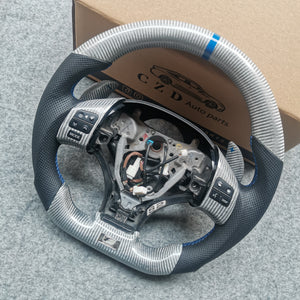 CZD auto parts carbon fiber steering wheel for Lexus IS250 /300 /350 2006-2013 with blue stripe