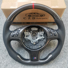 Load image into Gallery viewer, CZD Autoparts for BMW E46 M3 carbon fiber steering wheel