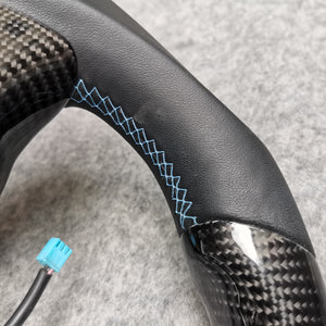 CZD auto parts carbon fiber steering wheel for Lexus IS250 /300 /350 2006-2013 with round top flat bottom shape