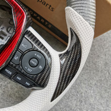 Load image into Gallery viewer, CZD Autoparts for Toyota 8th gen Camry se xse le xle 2018-2022 carbon fiber steering wheel gloss black carbon fiber center trim