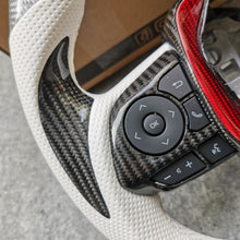 Load image into Gallery viewer, CZD Autoparts for Toyota 8th gen Camry se xse le xle 2018-2022 carbon fiber steering wheel gloss black carbon fiber center trim