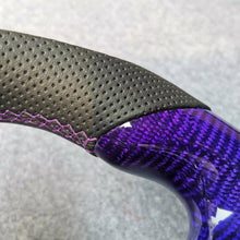 Load image into Gallery viewer, czd auto parts carbon fiber steering wheel for Acura TL with purple carbon fiber