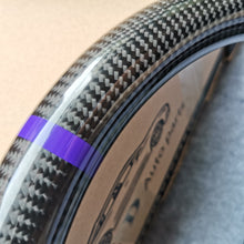 Load image into Gallery viewer, czd auto parts carbon fiber steering wheel for Acura TL/ILX with purple stripe and stitch