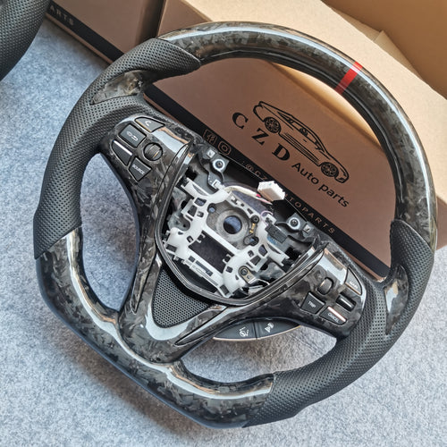 czd auto parts carbon fiber steering wheel for Acura TLX 2015-2021/MDX 2018-2022 with forged carbon fiber