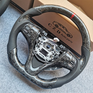 czd auto parts carbon fiber steering wheel for Acura TLX 2015-2021/MDX 2018-2022 with forged carbon fiber